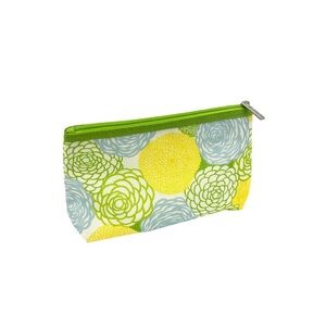 Clinique floral makeup zipper pouch